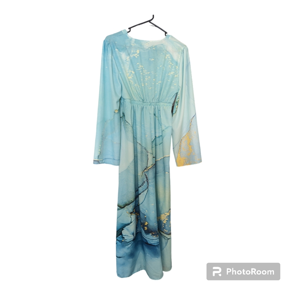 Noracora Aqua Maxi dress - Picture 3 of 3